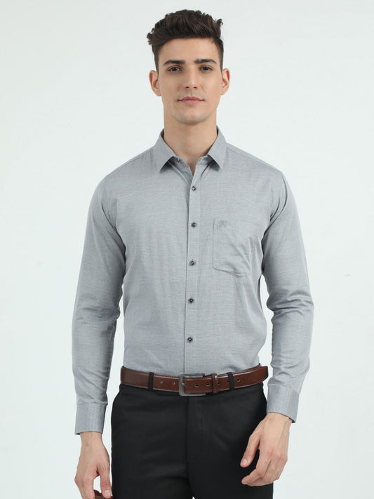 Ash Grey Formal Shirt