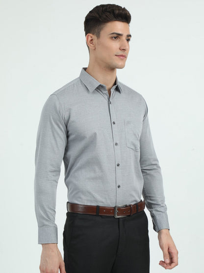 Ash Grey Formal Shirt