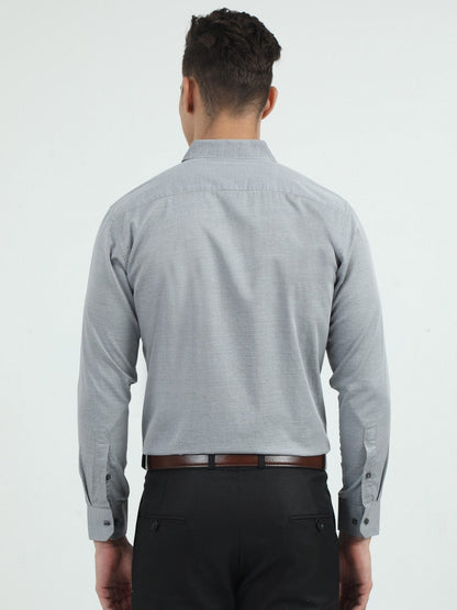 Ash Grey Formal Shirt
