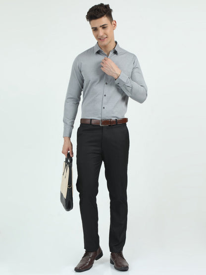 Ash Grey Formal Shirt