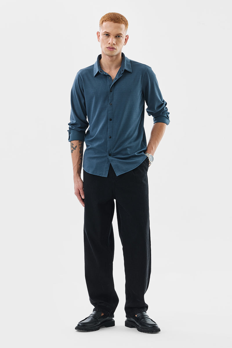 Madrigo Dark Teal Blue Shirt
