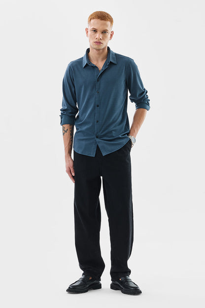 Madrigo Dark Teal Blue Shirt