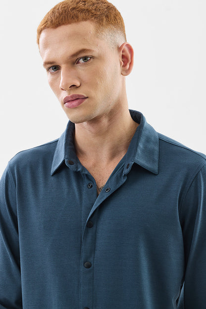 Madrigo Dark Teal Blue Shirt