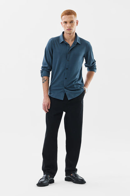 Madrigo Dark Teal Blue Shirt