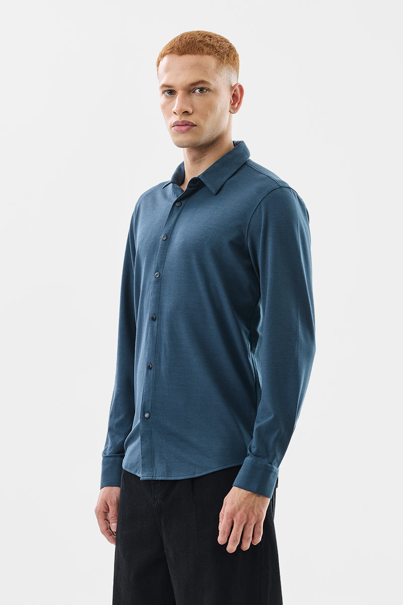 Madrigo Dark Teal Blue Shirt
