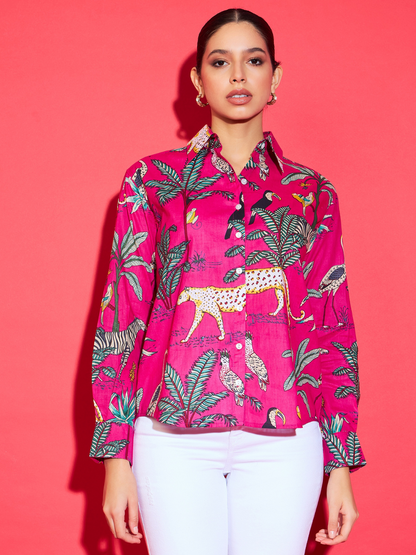 Printed Cotton Shirt