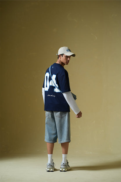 Zeus Navy blue oversized t-shirt
