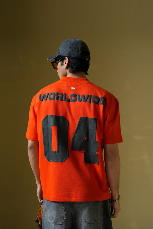 Worldwide Orange Oversized T-shirt