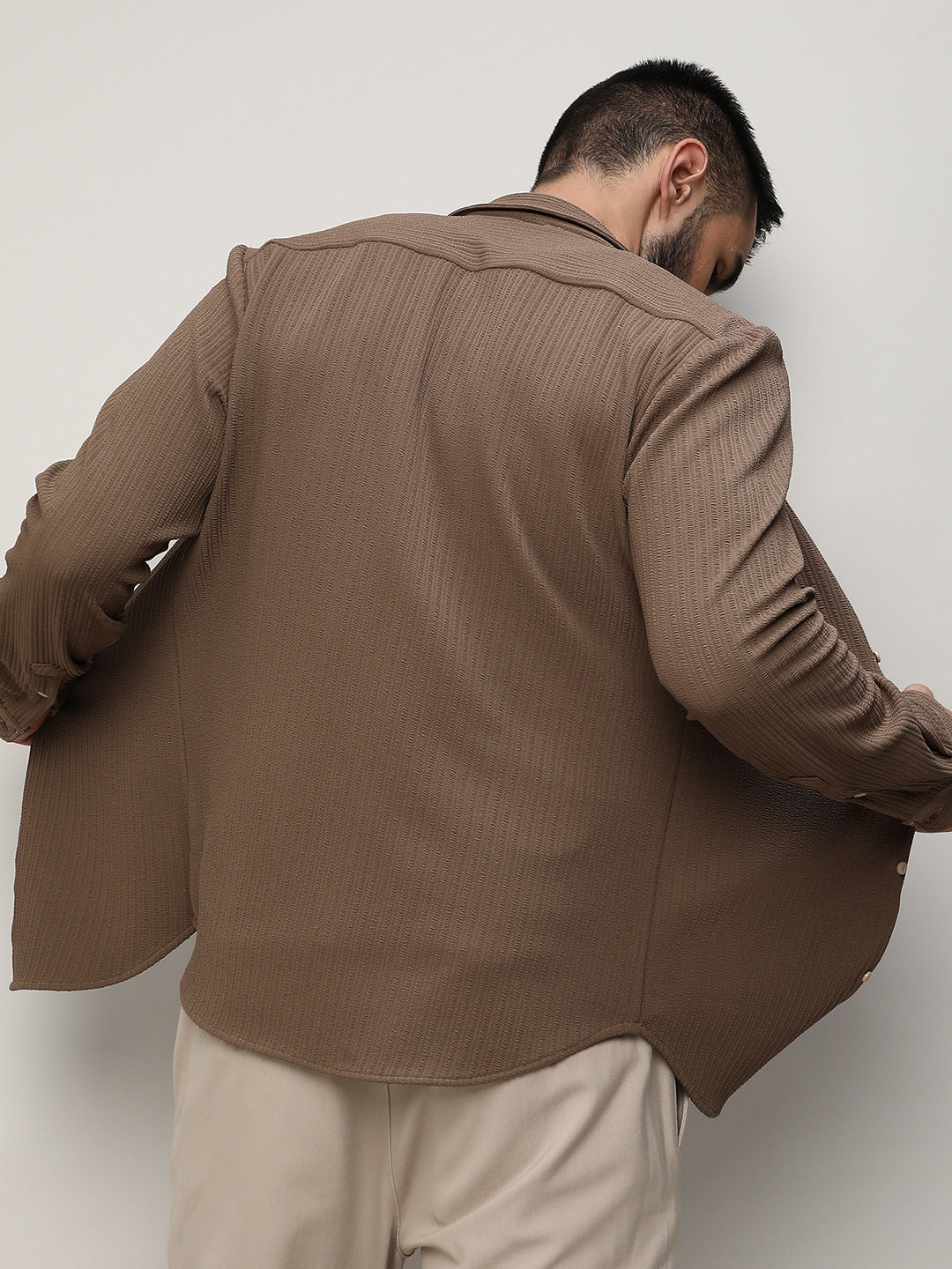 Stripe-Creased Shirt