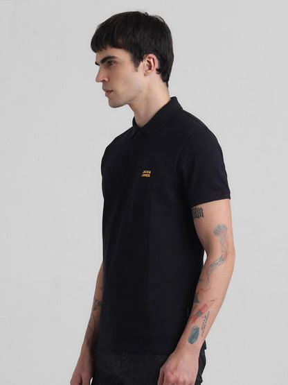 Polo Collar Slim Fit Pure Cotton T-shirt