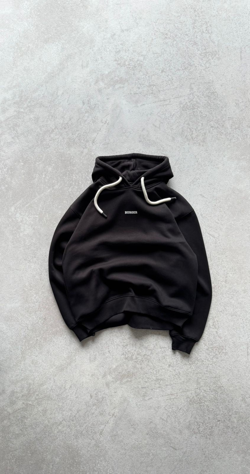 Black Heavyweight Baggy Hoodie