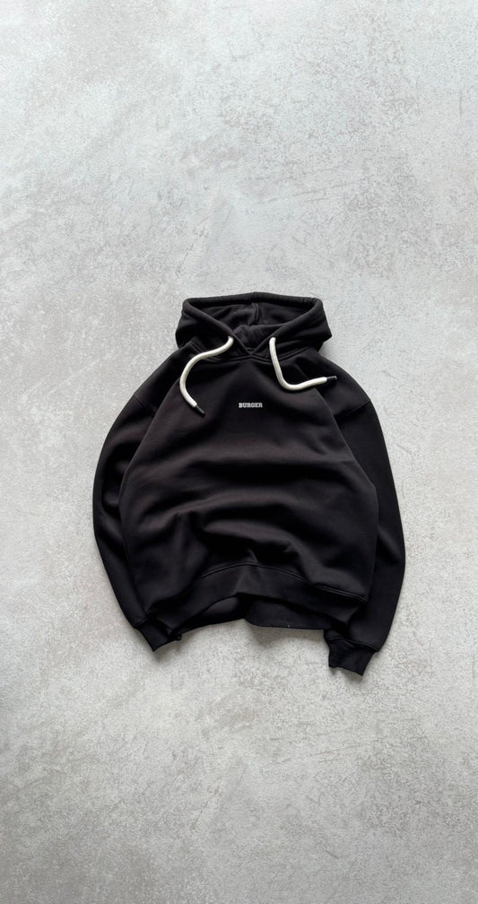 Black Heavyweight Baggy Hoodie