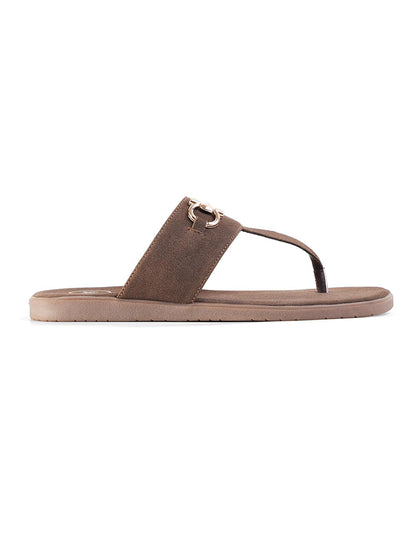 T-Rad Luxe Horsebit Sandals - Brown