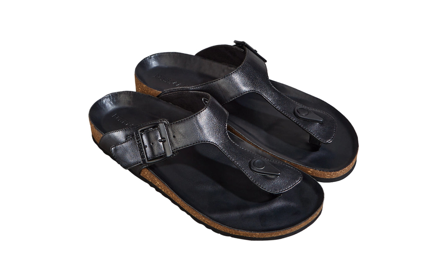 Neeman's Cork Sandals for Men | Stylish and Fashionable Slippers for Boys | Ankle Strap Open Toe Indoor Outdoor Sandals | Lightweight Comfortable Soft Flat Chappal | Everyday Comfort