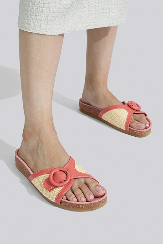 Neeman's Boheme Chic Slides for Women | Sliders for Girls | Adjustable Strap Open Toe Chappal | Lightweight Comfortable Flexible Soft Cushioned Slides | Stylish & Fashionable