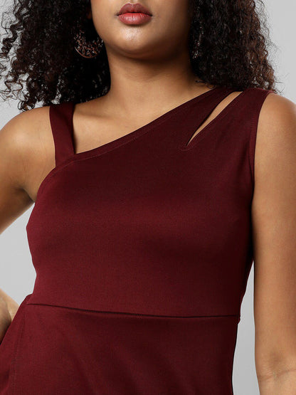 Shoulder Straps Tulip Hem Dress