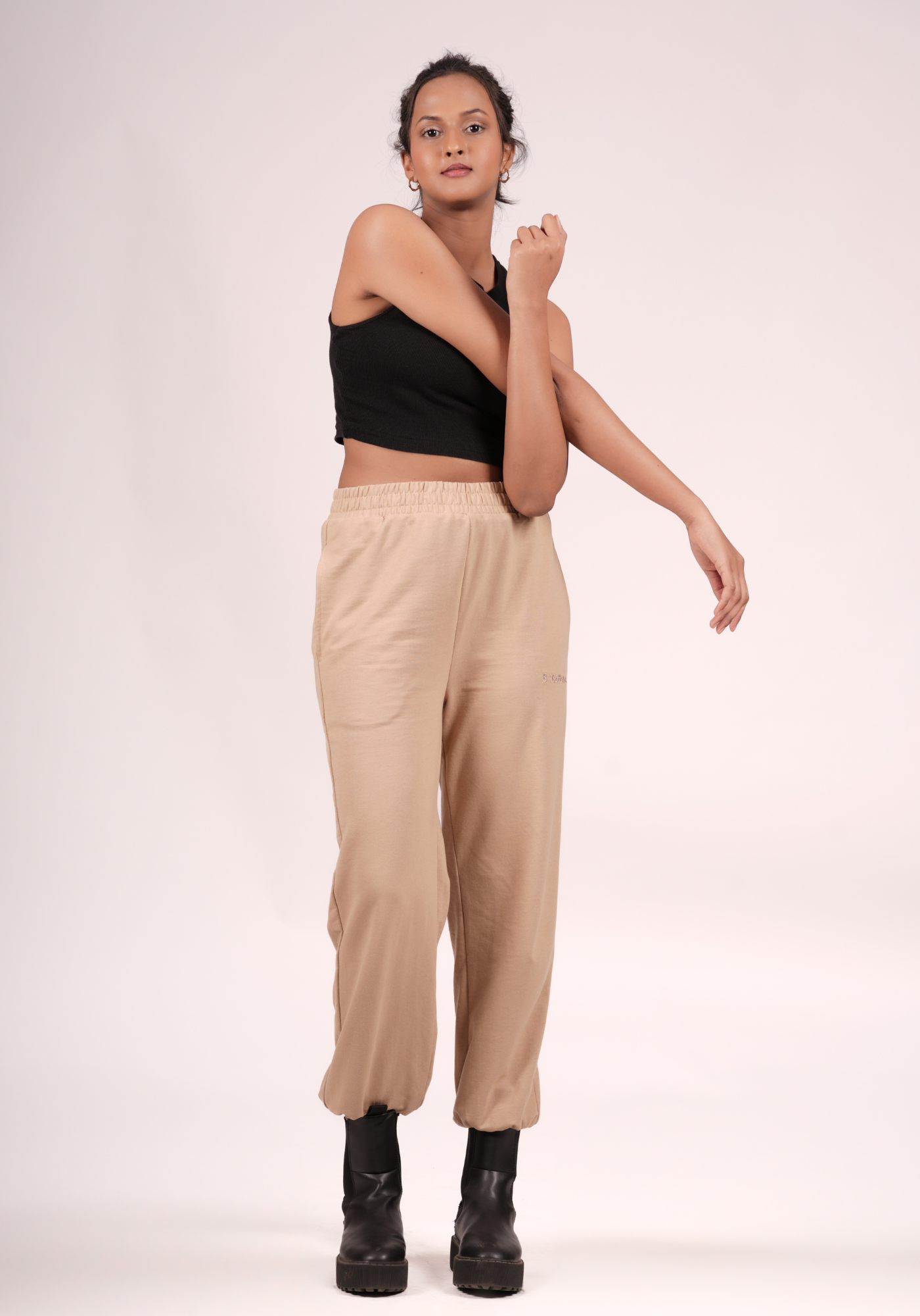 Cuddle Up Joggers in Sugar Cookie Beige