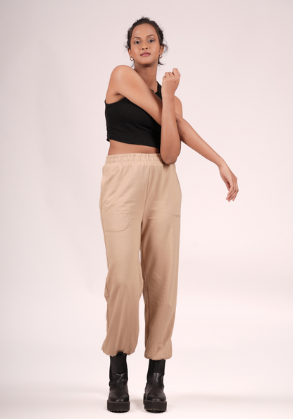 Cuddle Up Joggers in Sugar Cookie Beige