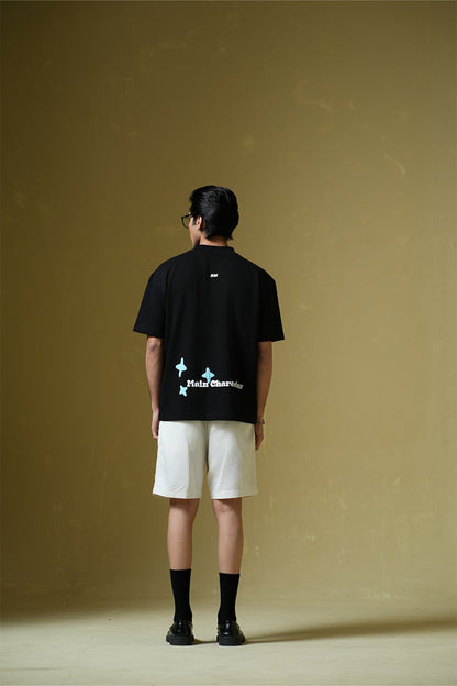 Sao Paulo Black Oversized T-Shirt