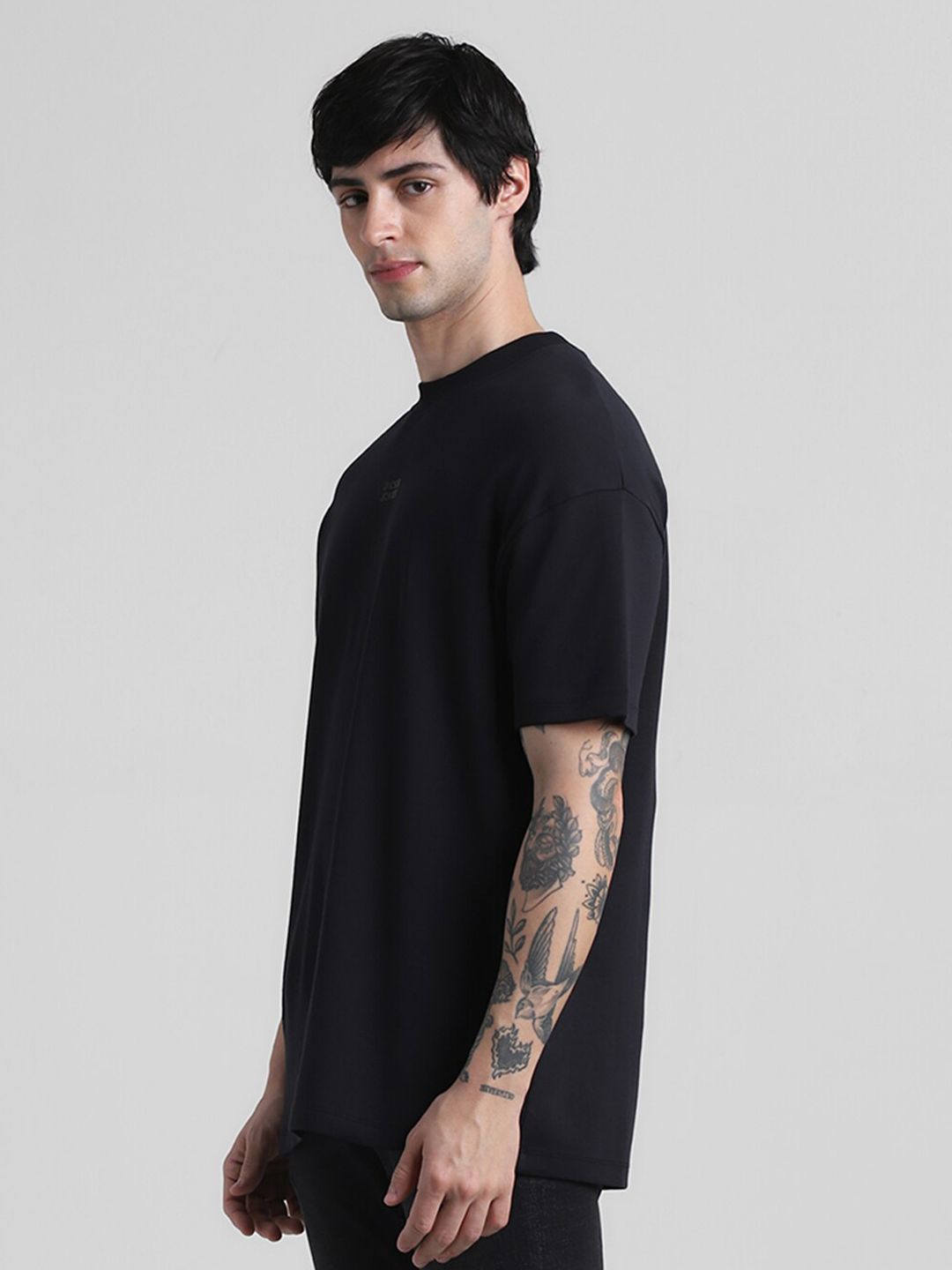 Oversized Drop Shoulder Pure Cotton T-Shirt