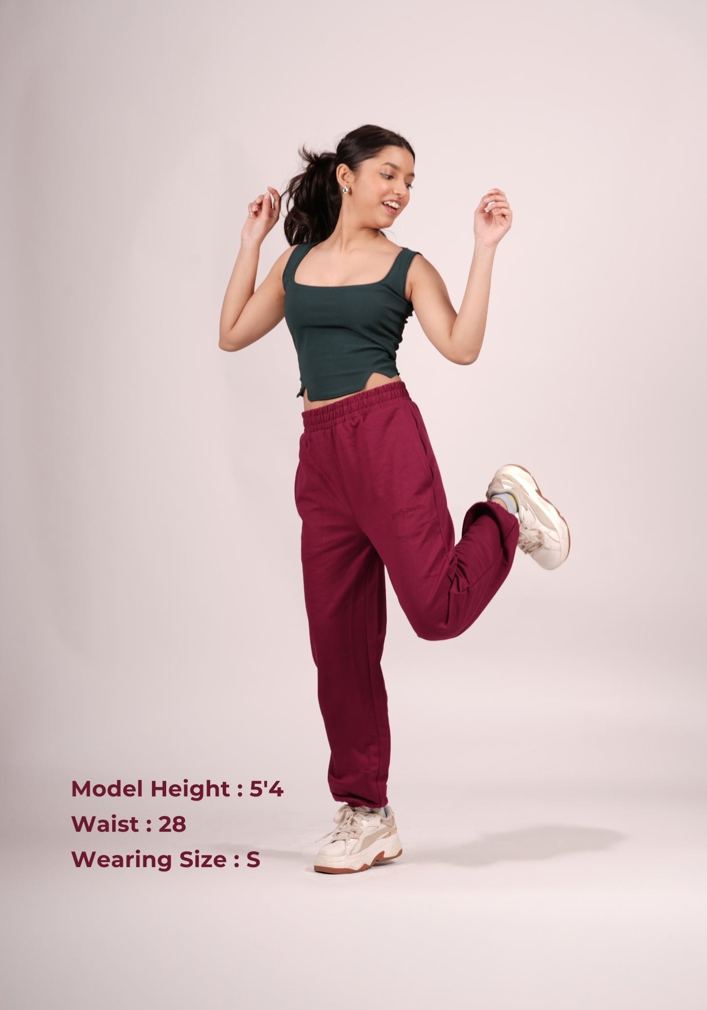 Cuddle Up Joggers in Cranberry Red