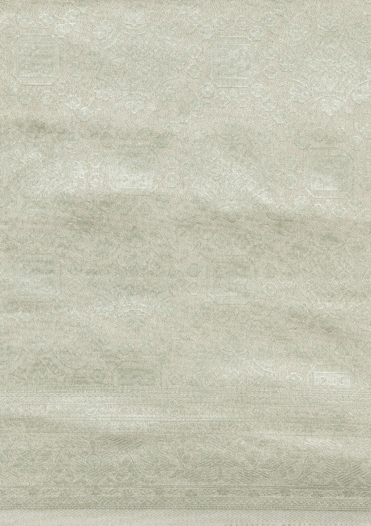 Dusty Blue Banarasi Saree