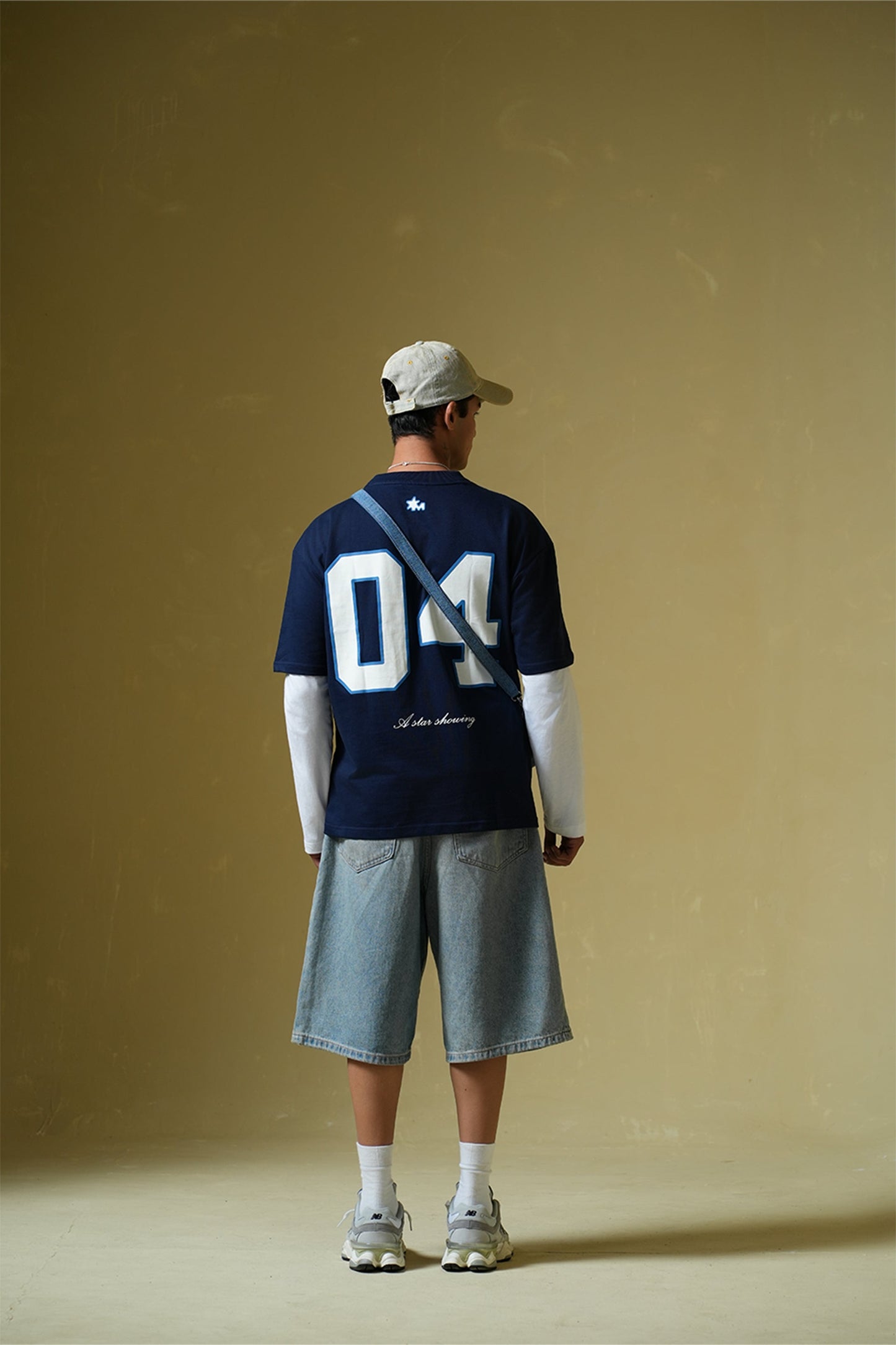 Zeus Navy blue oversized t-shirt