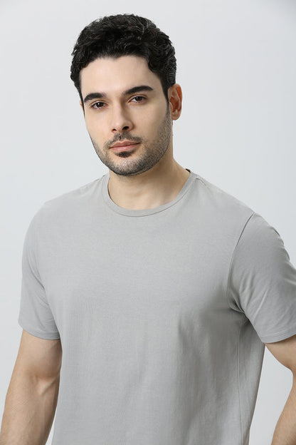 Essential Stretch T-Shirt (Black, Grey)