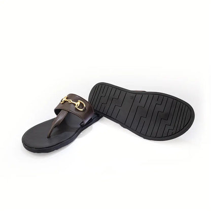 T-Rad Horsebit Sandals - Brown