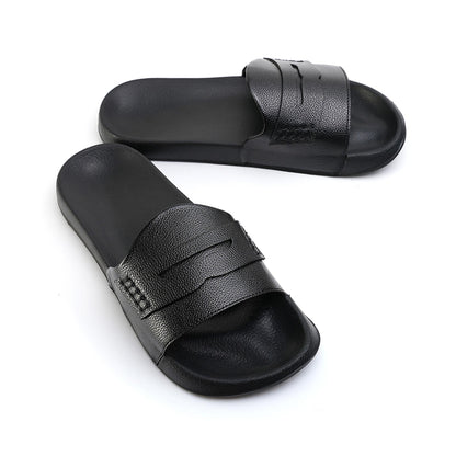 Monkstory Old Money Minimalist Sliders - Black