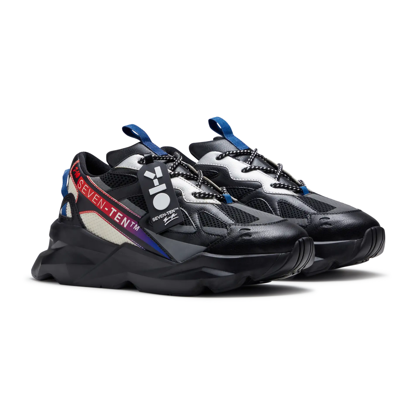 724 Black Sport Chunky Sneaker