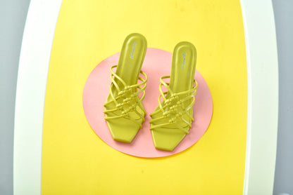 Sangria Heels - Green