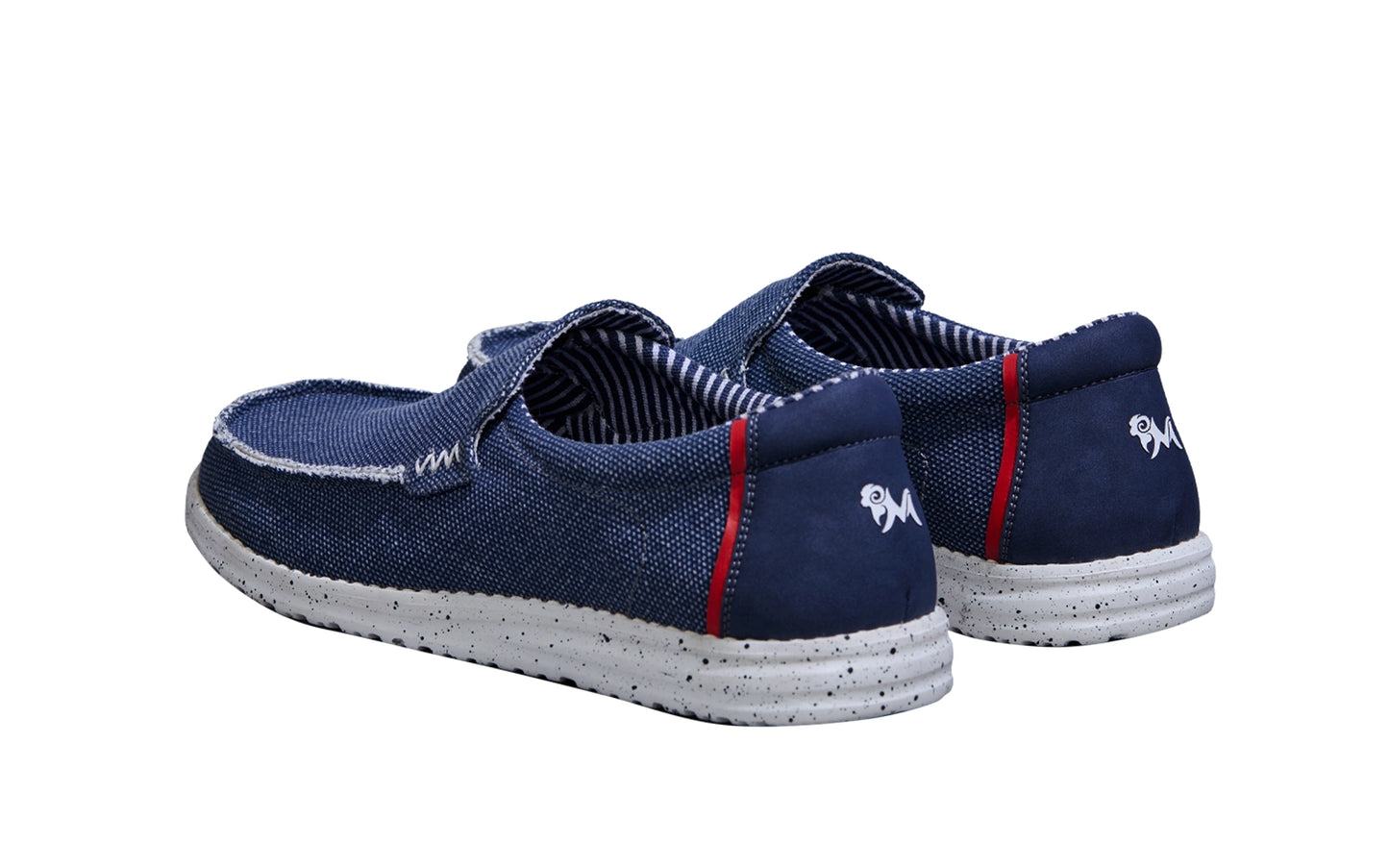 Neeman's Canvas Wanderers Slip Ons for Men | Boat Shoes | Comfortable, Flexible & Breathable