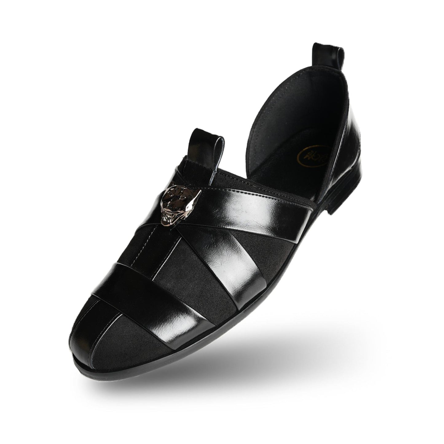Monkstory Criss Cross Slip-On Sandal - Black