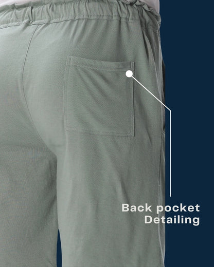 Everyday Cotton Shorts in Mint Green