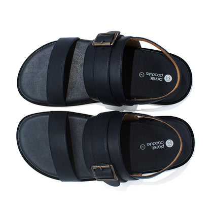 Paaduks Leo Crossover Vegan Leather Blue Men Sandals