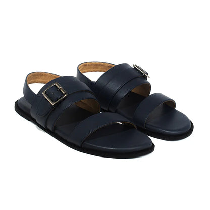 Paaduks Leo Crossover Vegan Leather Blue Men Sandals