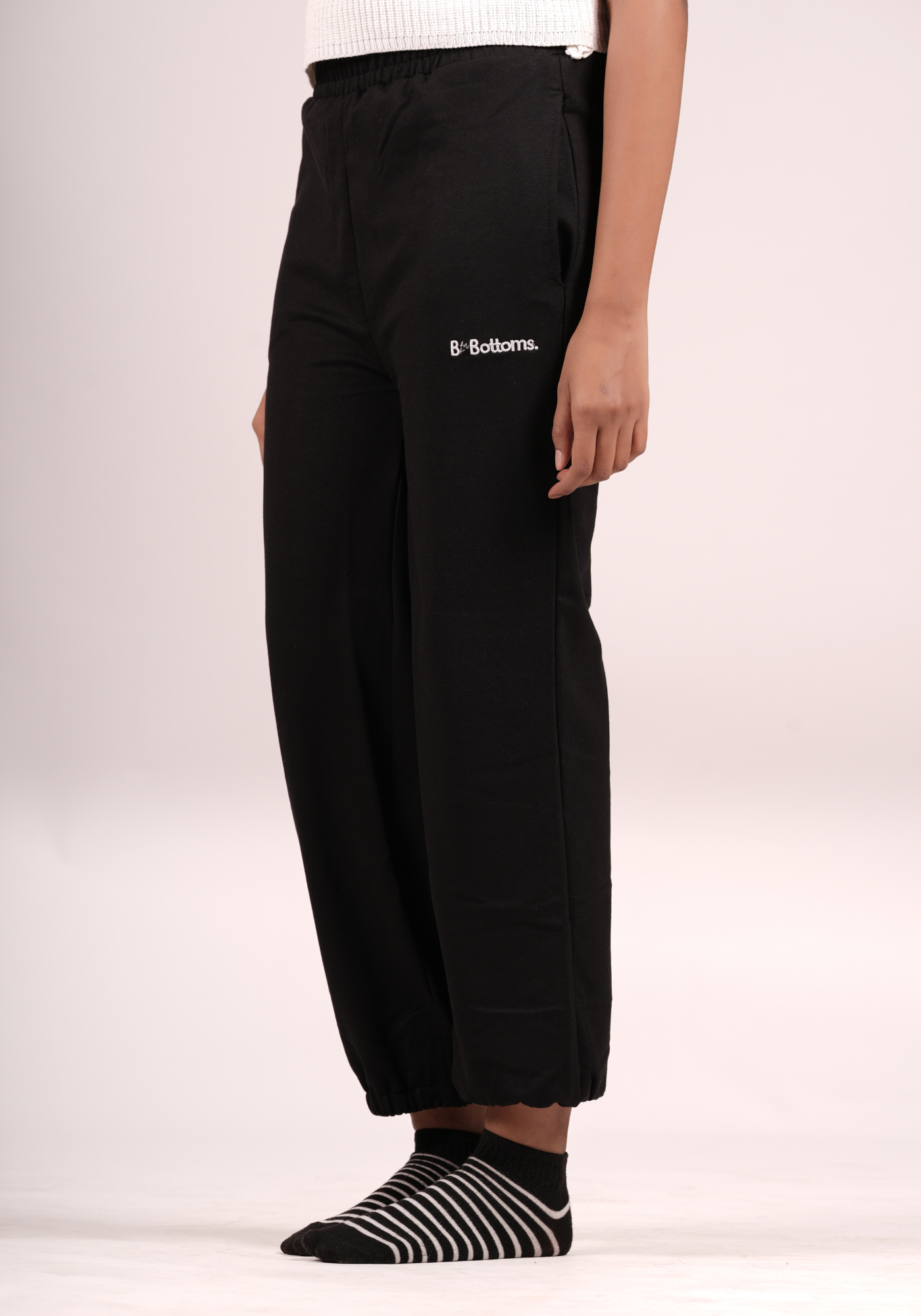 Cuddle Up Joggers in Midnight Magic Black