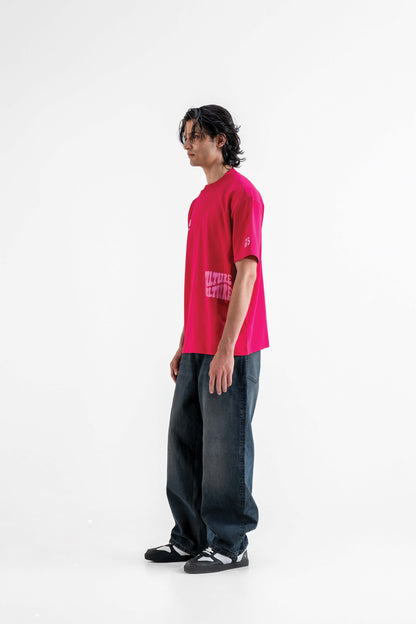 Culture Vulture Pink Oversized T-Shirt