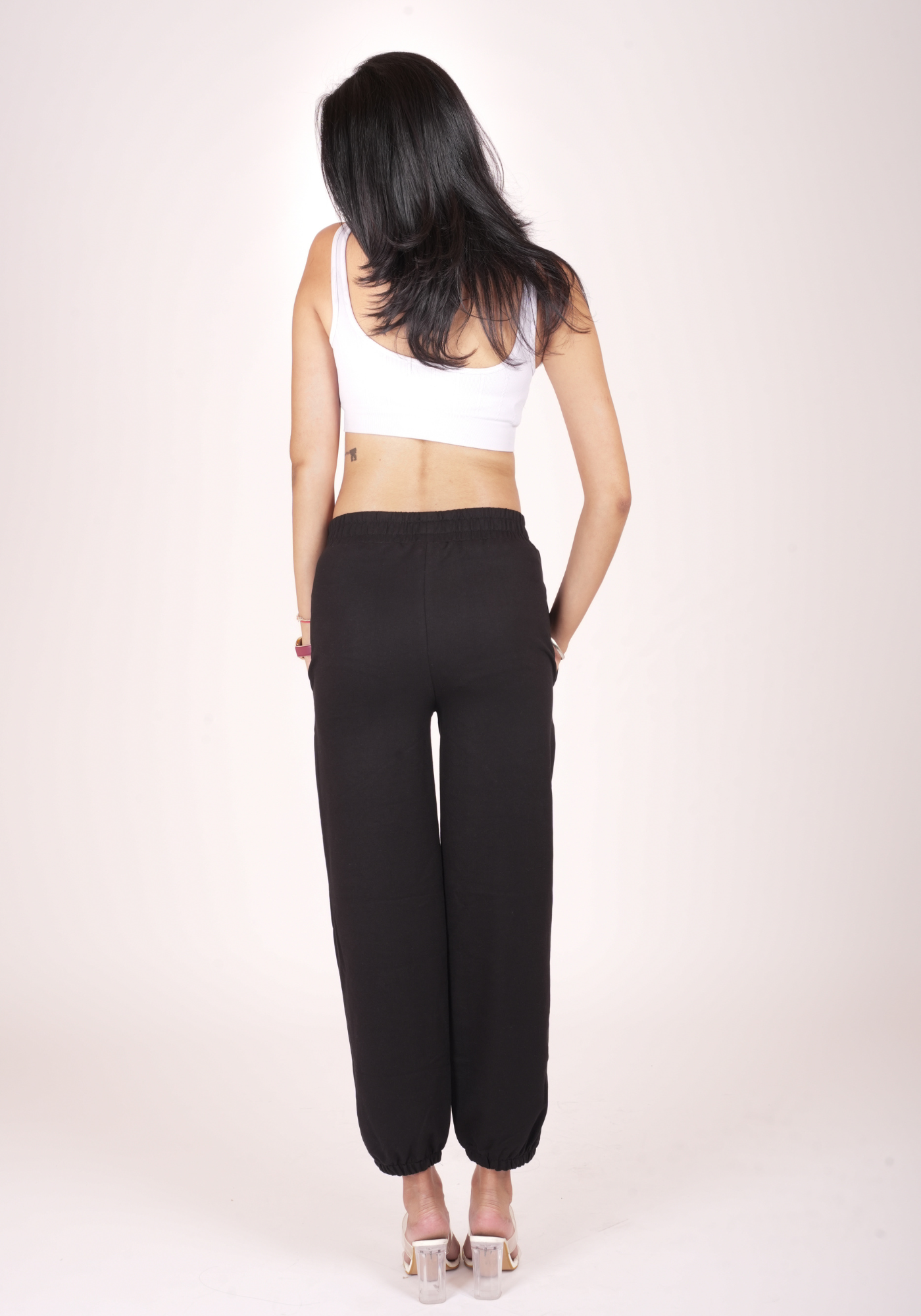 Cuddle Up Joggers in Midnight Magic Black