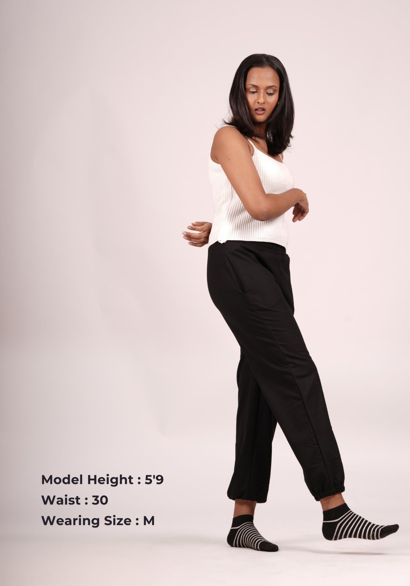 Cuddle Up Joggers in Midnight Magic Black