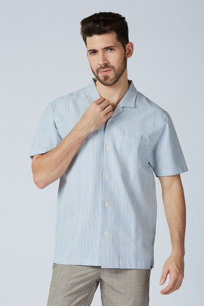 Textured Piers Half Sleeve Shirt