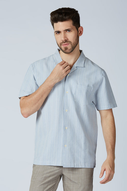 Textured Piers Half Sleeve Shirt