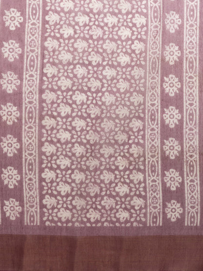 Divine Drapes Magenta Floral Saree