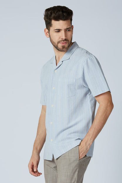Textured Piers Half Sleeve Shirt