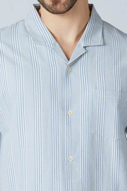 Textured Piers Half Sleeve Shirt