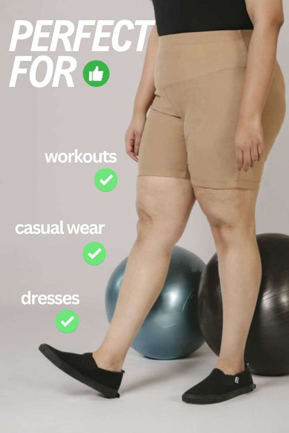 Plus Size Fawn Tummy Shaper Shorts