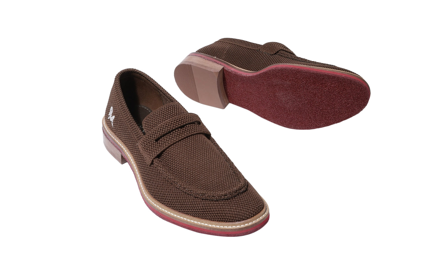 Neeman's Block Heel Loafers for Mens | Breathable Knit Upper Comfortable & Flexible EVA Sole