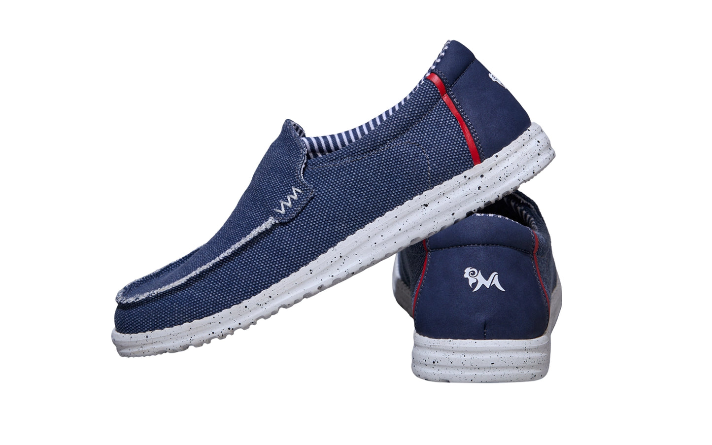 Neeman's Canvas Wanderers Slip Ons for Men | Boat Shoes | Comfortable, Flexible & Breathable
