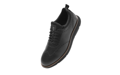Neeman's Crossover Brogues for Men | Faux Leather (PU) on Mesh Base | Comfortable Semi-Casual Oxfords